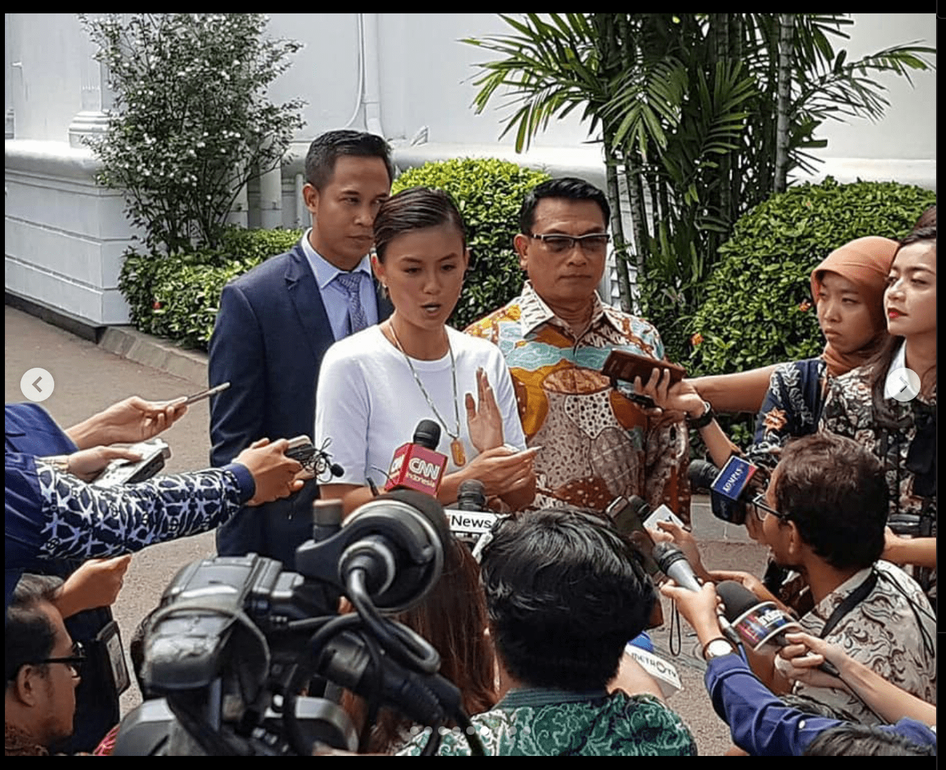 Mendampingi Agnes Monica di Istana negara