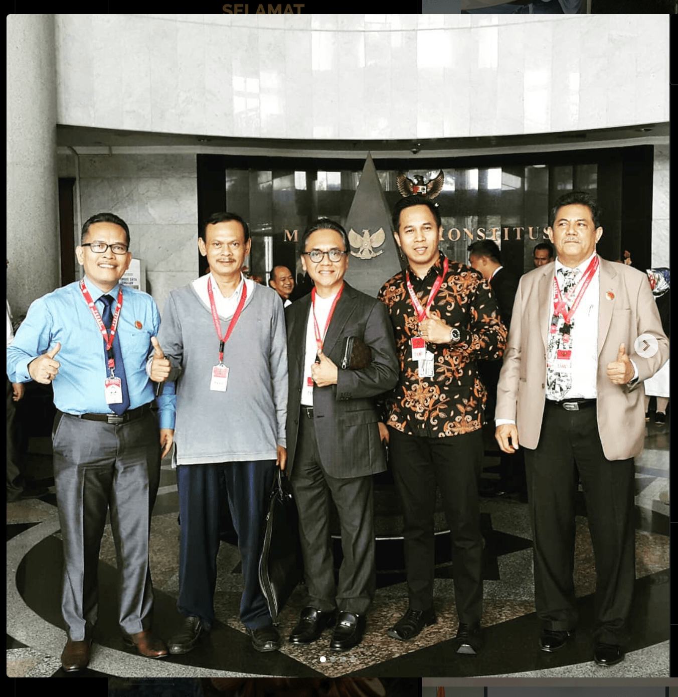 Mengikuti Persidangan di Mahkamah Konstitusi