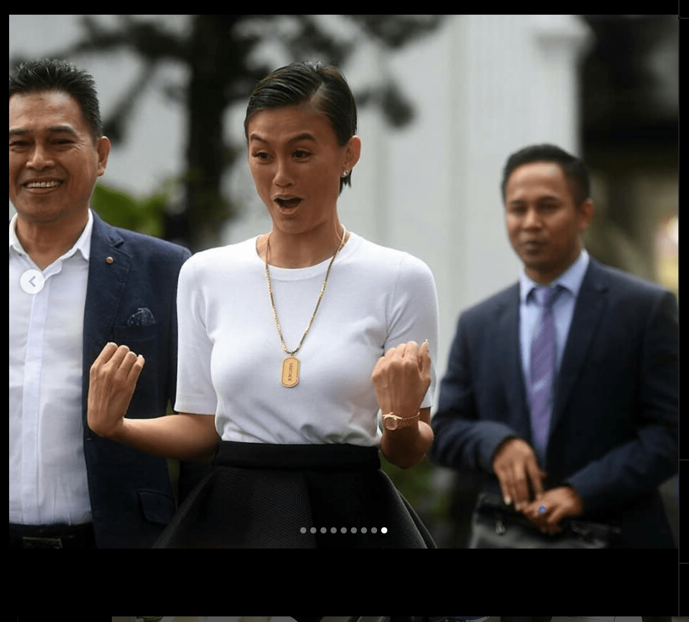 Mendampingi Agnes Monica di Istana negara