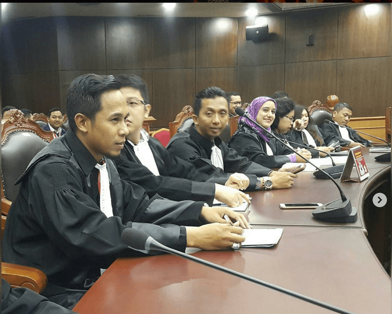 Mengikuti Persidangan di Mahkamah Konstitusi