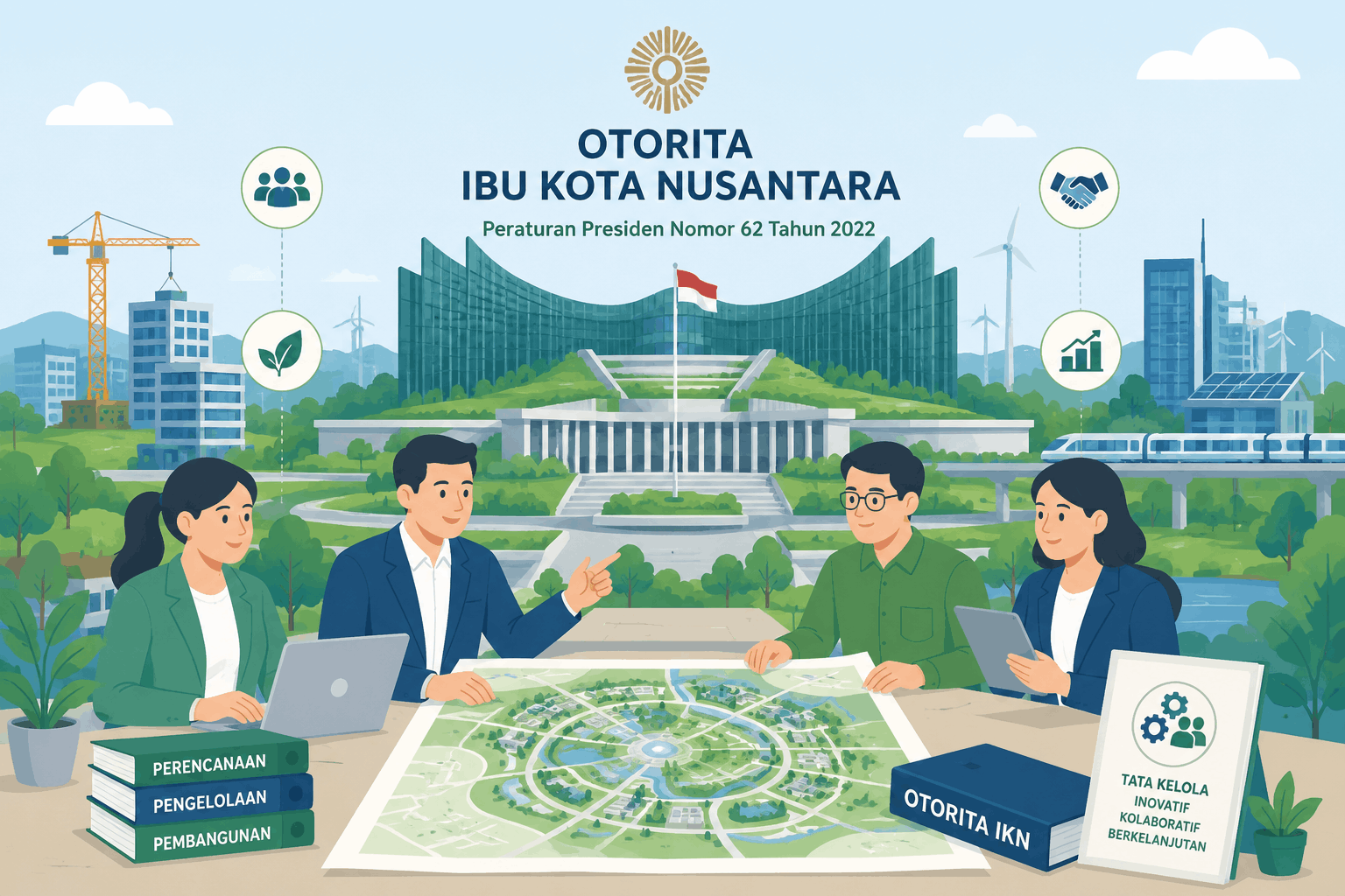 Peraturan Presiden (Perpres) Nomor 62 Tahun 2022 tentang Otorita Ibu Kota Nusantara